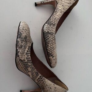 CORSO Como Snake Leather Pumps
